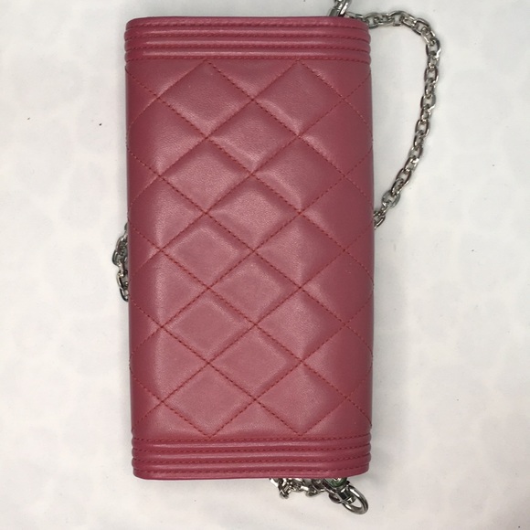 Authentic Chanel Boy long wallet / WOC - Picture 4 of 15